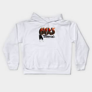 605 (Black) Kids Hoodie